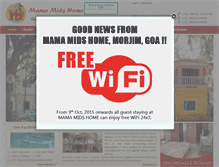 Tablet Screenshot of mamamidsgoa.com